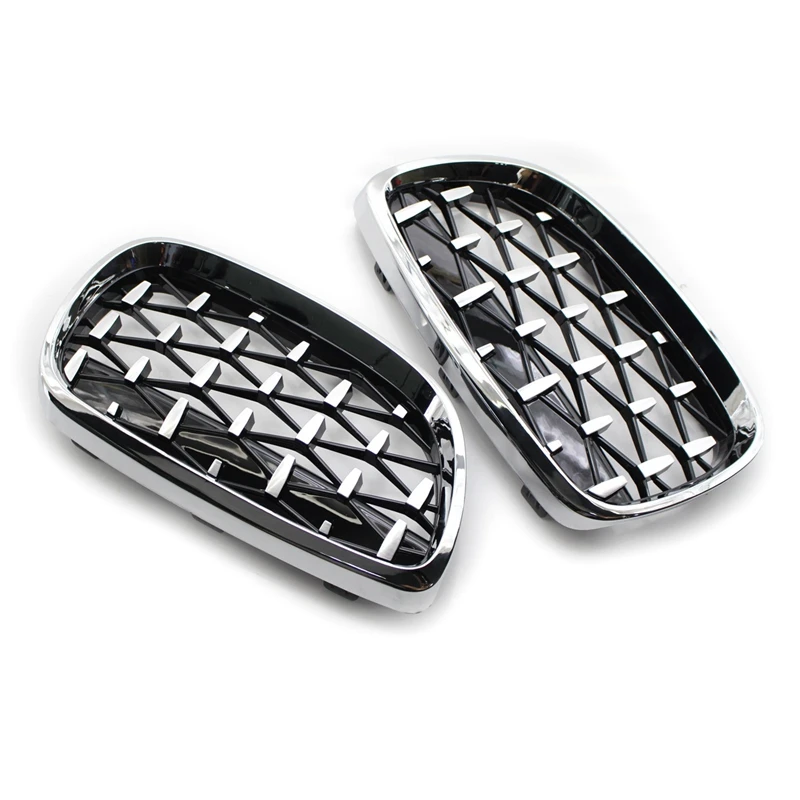 

Front Kidney Grill, Front Hood Diamond Grille Meteor Grill for BMW 3 Series Coupe E92 E93 2006-2010