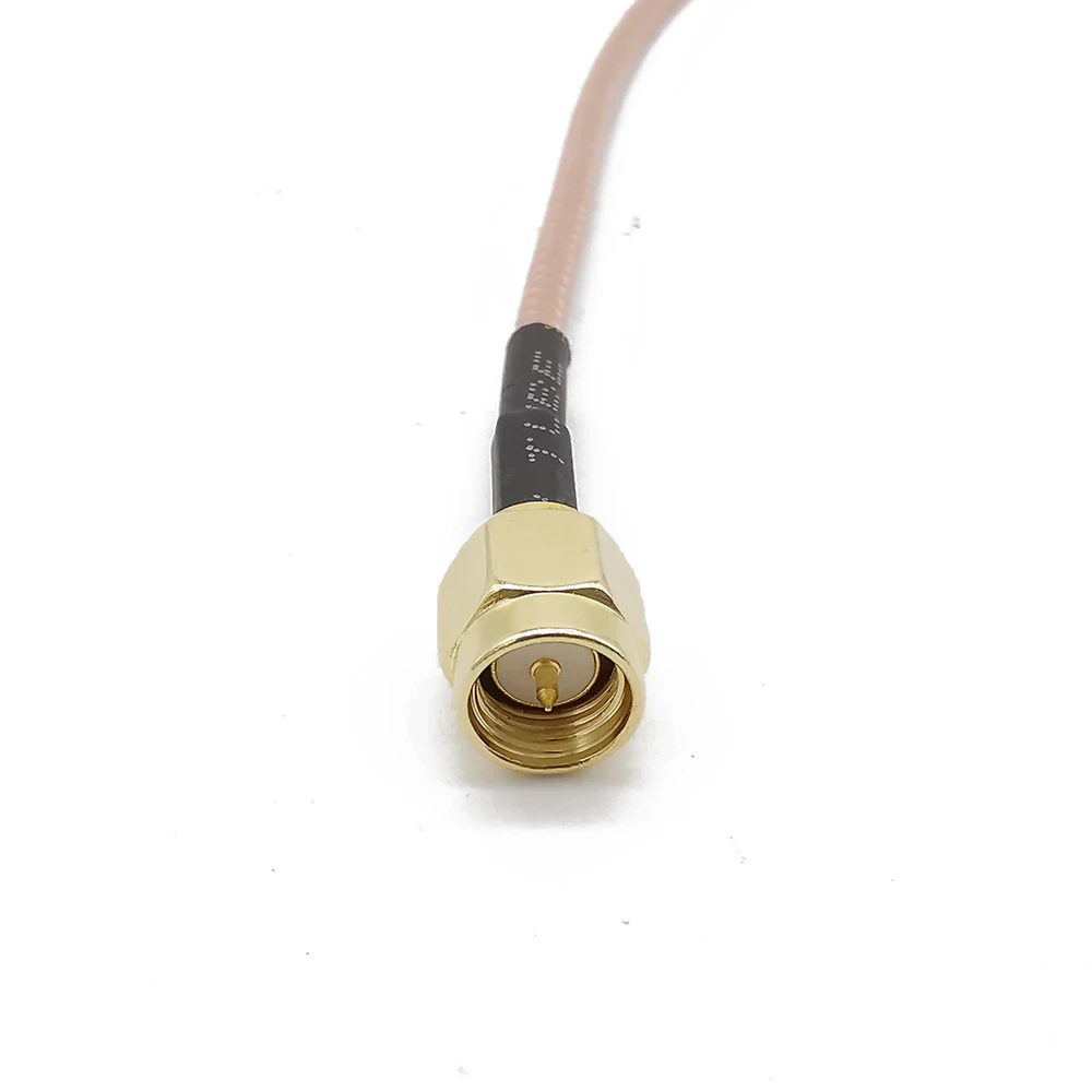 Разъем для кабеля SMA папа антенна Wi Fi RG316 50 Ом двойной экран прямоугольный разъем