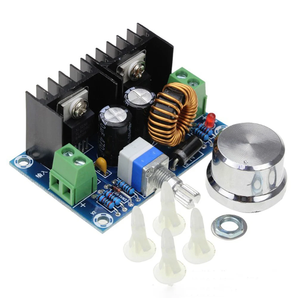

DC4-40V PWM 8A Adjustable Voltage Regulator Step-Down Module Voltage Stabilizer Power Supply