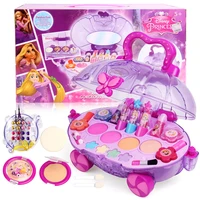 disney girls princess frozen real cosmetics make up cars set cartoon anna elsa polish beauty baby kids christmas present gift