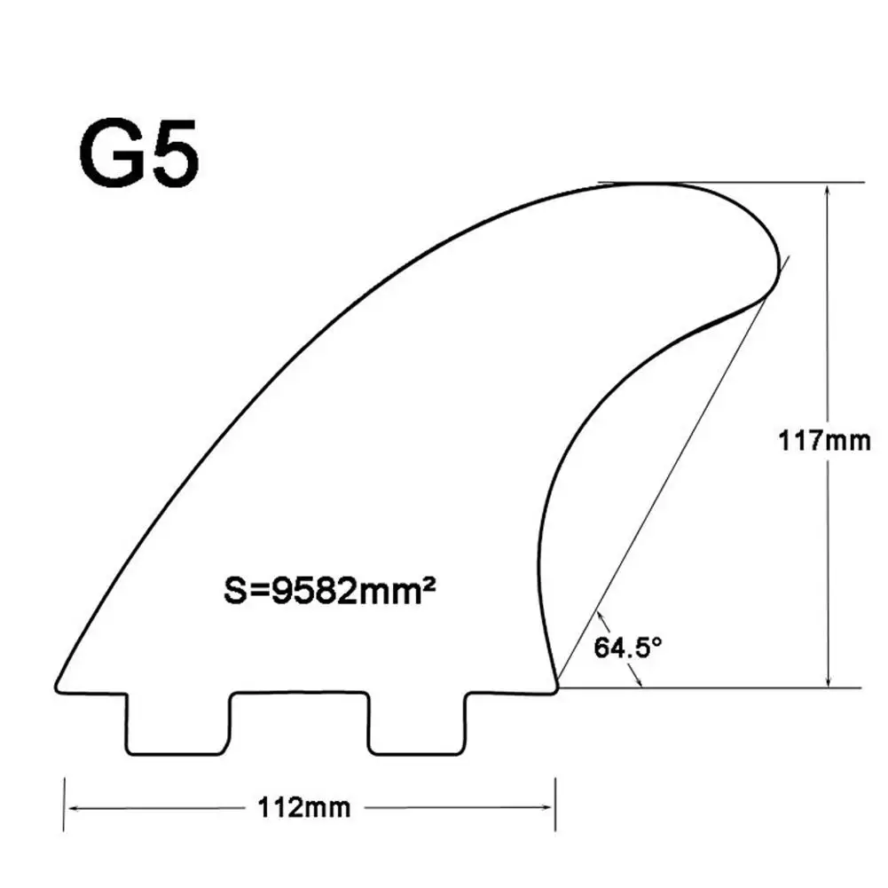 Hobbylan FCS G3 G5 G7 Quillas Keels Стекловолоконные двигатели для серфинга руль плавники 3 шт.