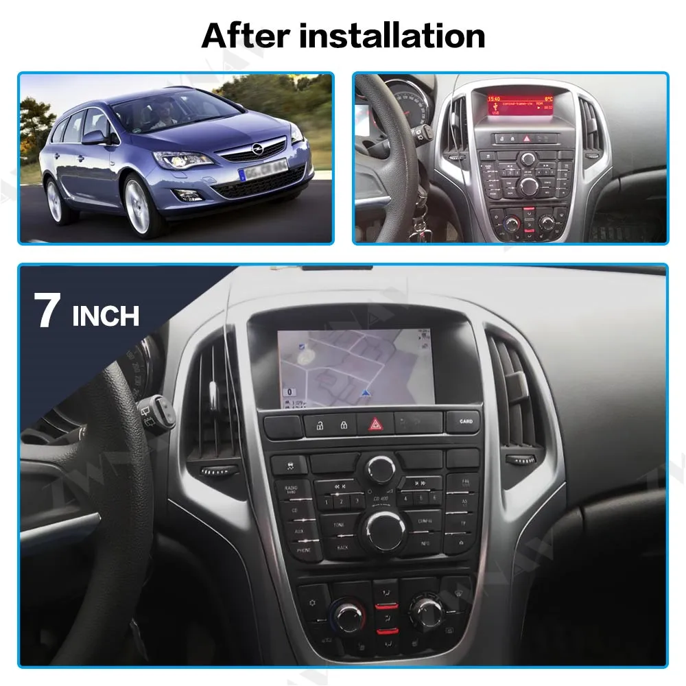 Автомобильный мультимедийный плеер на Android для Opel Astra J 2010 2011 2012 2013 CD300 CD400