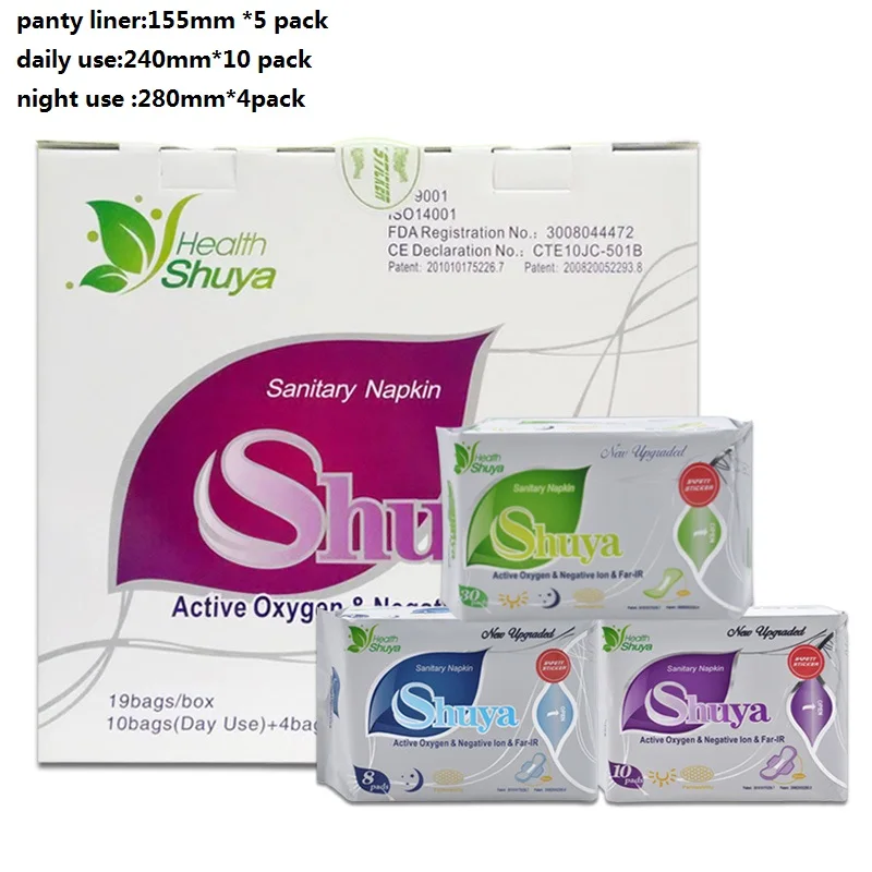 19 упак./лот гигиенических товаров для женщин гигиенические полотенца из