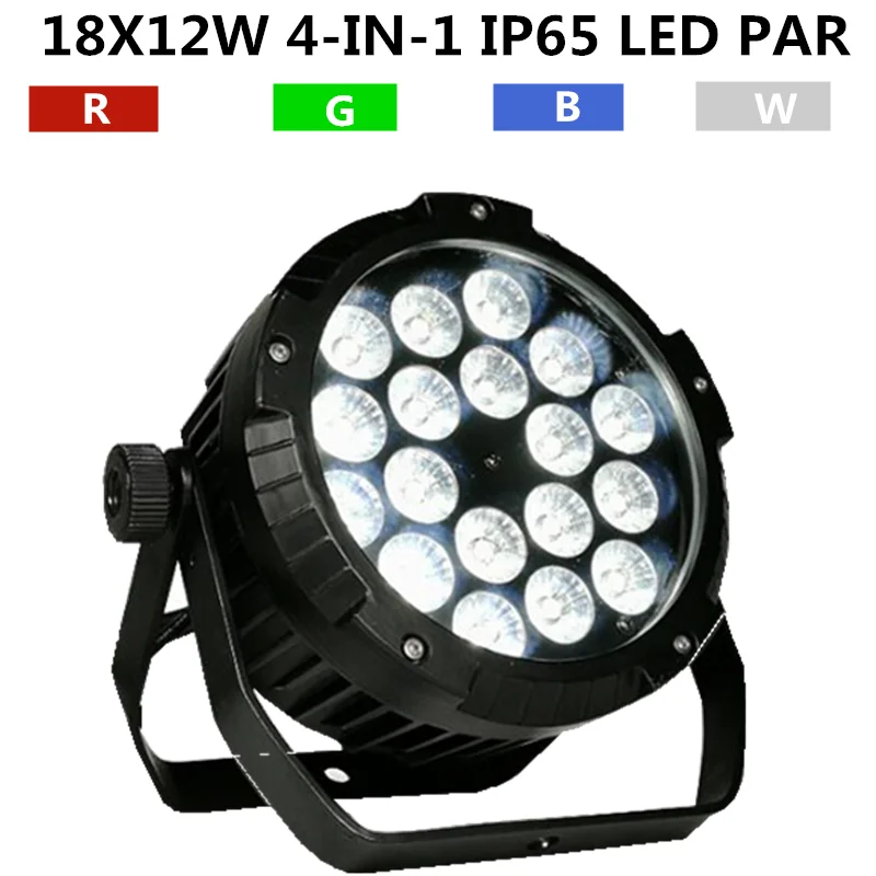 

18X12W waterproof led Par Light, IP65 RGBW LED PAR DMX LED wash light professional stage DJ equipment disco light