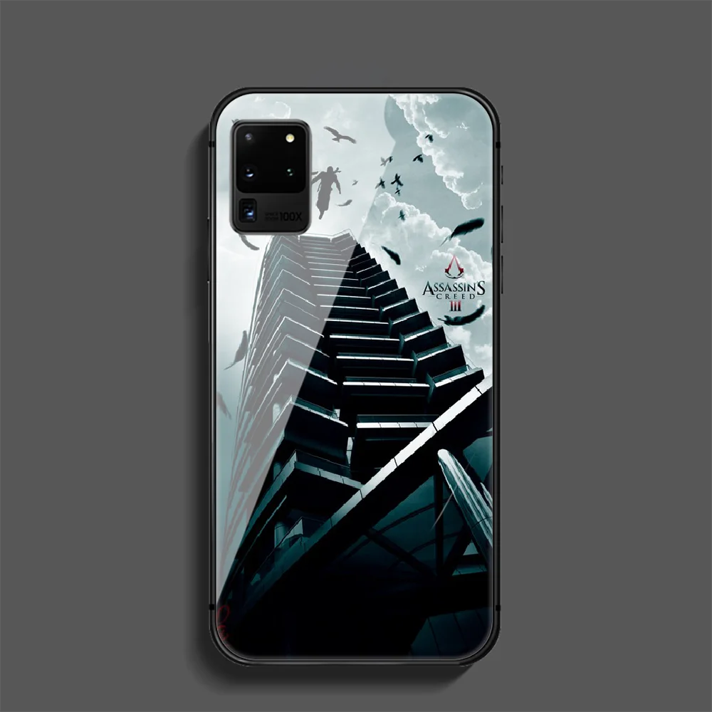 

Game Assassin Phone Tempered Glass Case Cover For Samsung Galaxy Note S 7 8 9 10 10E 20 Plus Lite Uitra Coque Trend Shell
