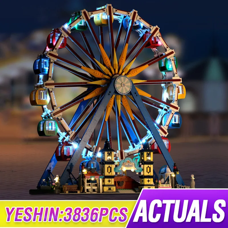 

Mould King App Control Motorized Ferris Wheel Model 15012 Building Blocks Assembly Children Creative DIY Learning Gifts