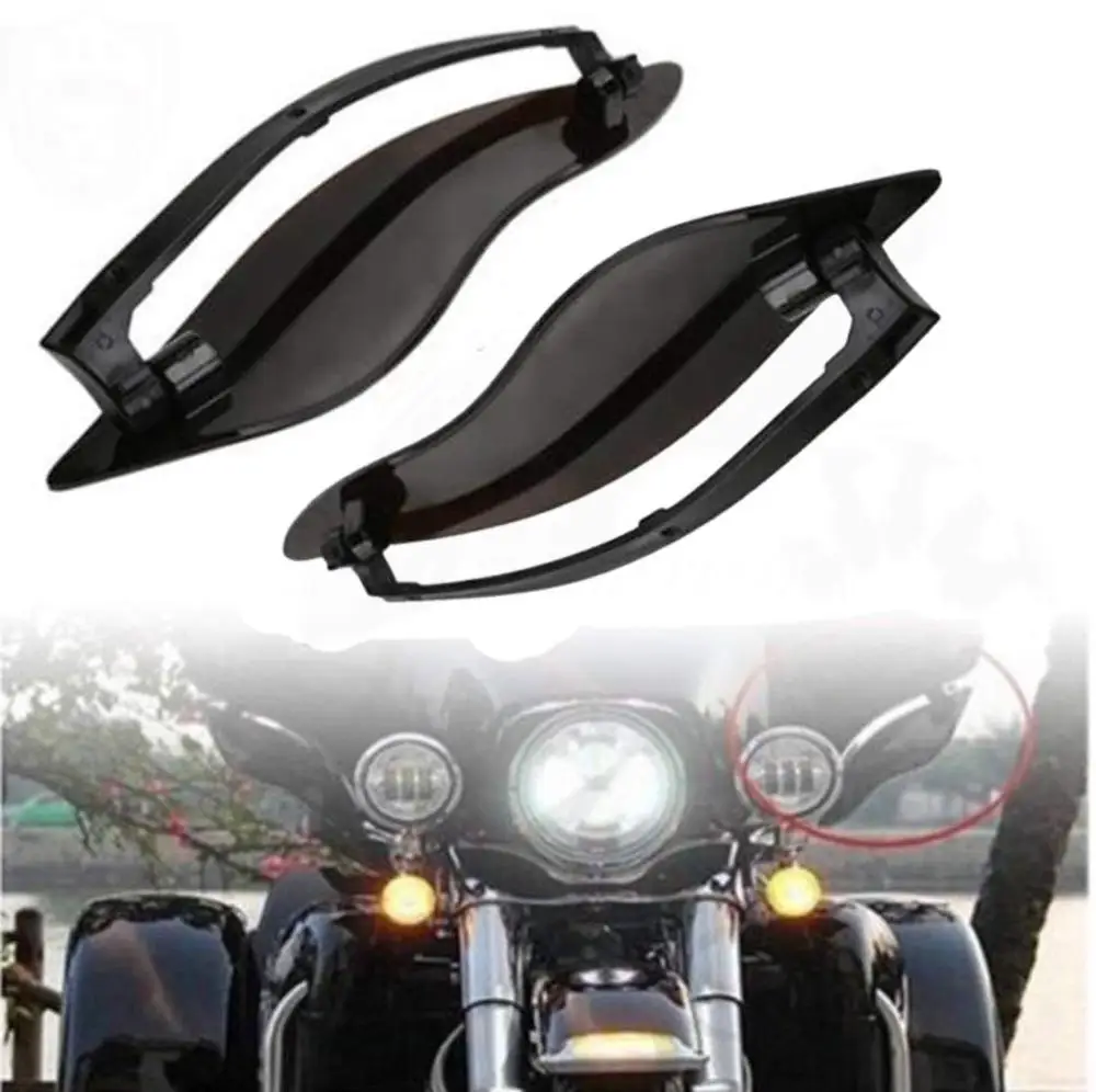 2 шт. регулируемые ветровые дефлекторы для Harley Davidson Touring Street Glide 2014 201 5 2016 2017 2018