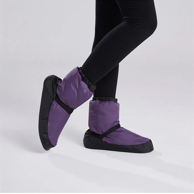 

High Quality Foldable Girls Women Winter Dance Training Wear Warming up Booties Ballet Boots