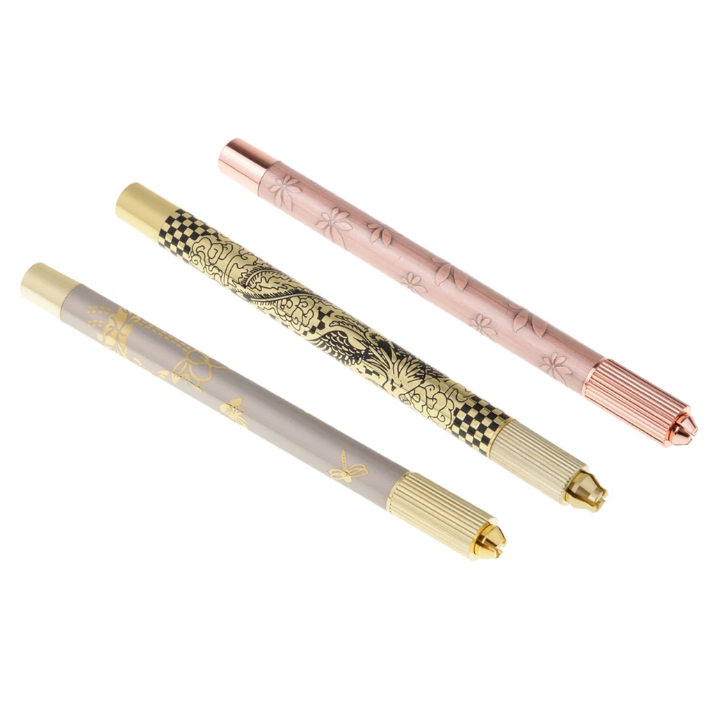 

Двусторонний микроблейдинг для бровей ручка игла держатель для бровей инструмент для вышивки бровей