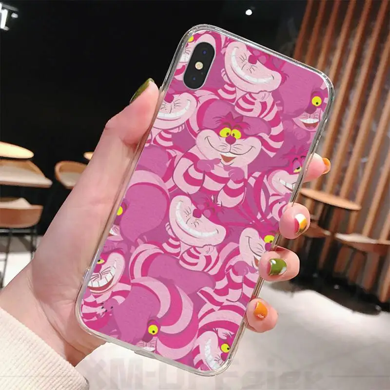 Чехол для Iphone Алиса 11 Pro Cat мягкий чехол телефона DIY с принтом iphone 6s plus 7 XR XS MAX |