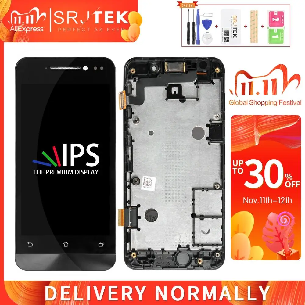 

Дисплейный модуль Srjtek для Asus Zenfone 4, A400CG, 4,0 дюйма, 854x480