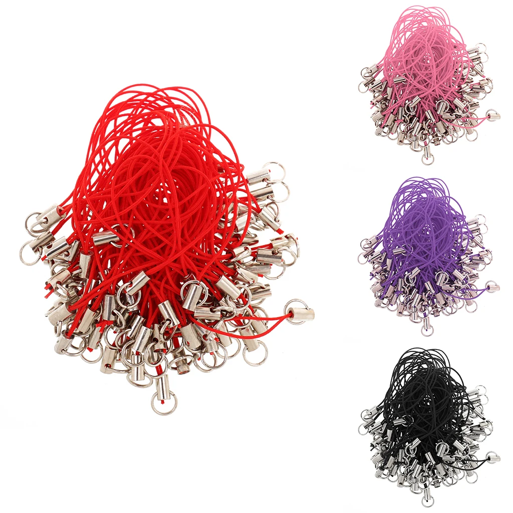 100 ремешки для сотового телефона струны переходное кольцо концевые на запястье