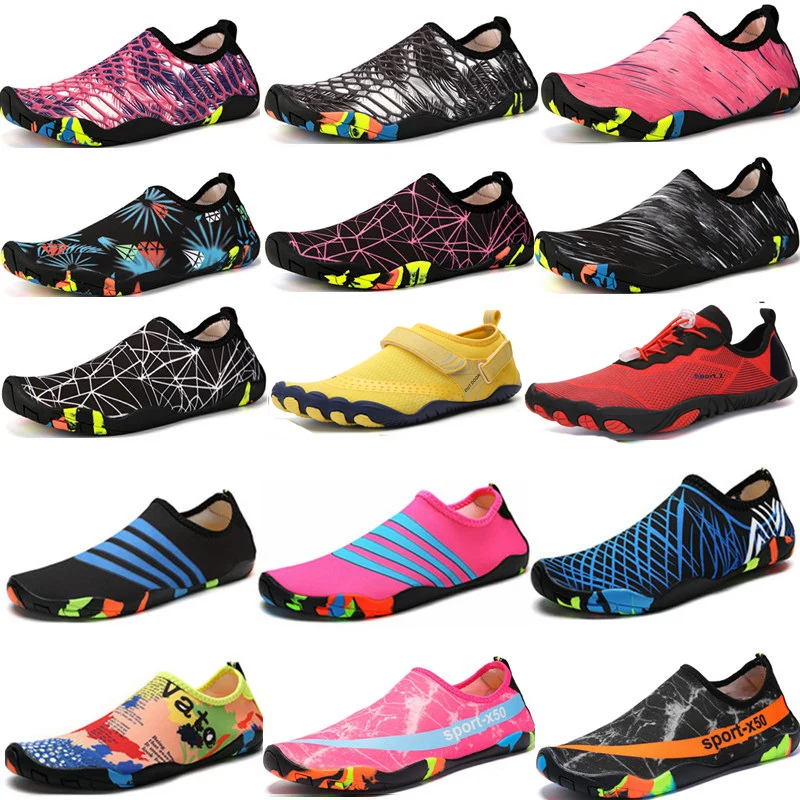 Swimming Water Aqua Shoes Men Women Beach Camping Shoes Adult Unisex Aqua Flat Soft Walking Lover yoga Shoes Non-slip sneakers