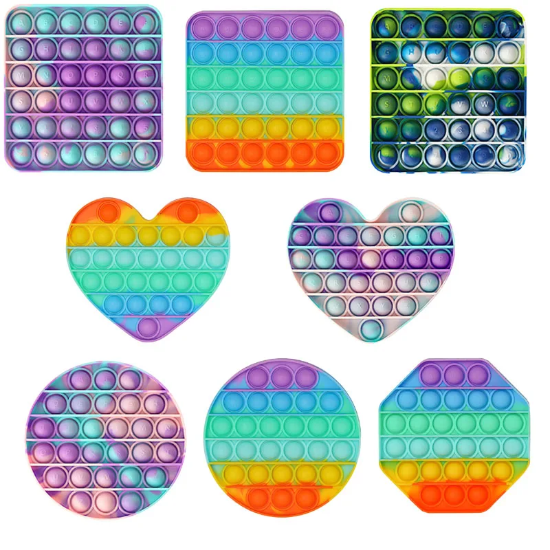 

Fidget Toys Reliver Stress Bubble Toys Push It Bubble Toys Adult Children Sensory Toy To Relieve Fidget 1PC симпл димпл 2021