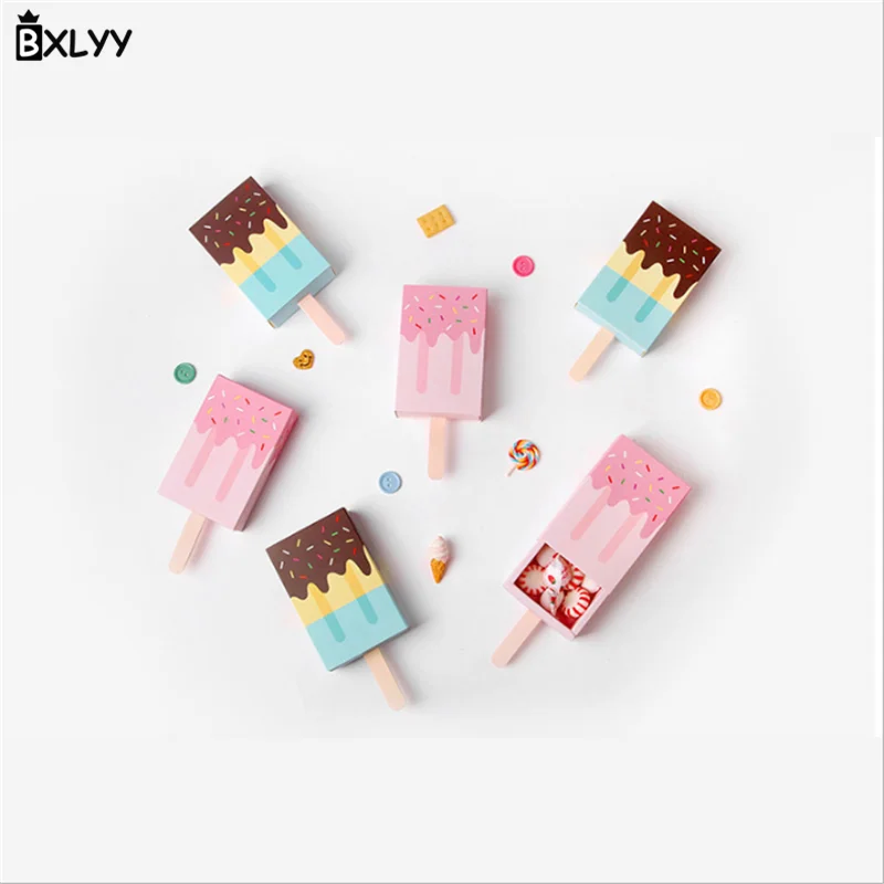 

5pc European Ice Cream Candy Box DIY Birthday Party Decoration Candy Box Party Decoration Wedding Gifts for Guests Christmas.7z