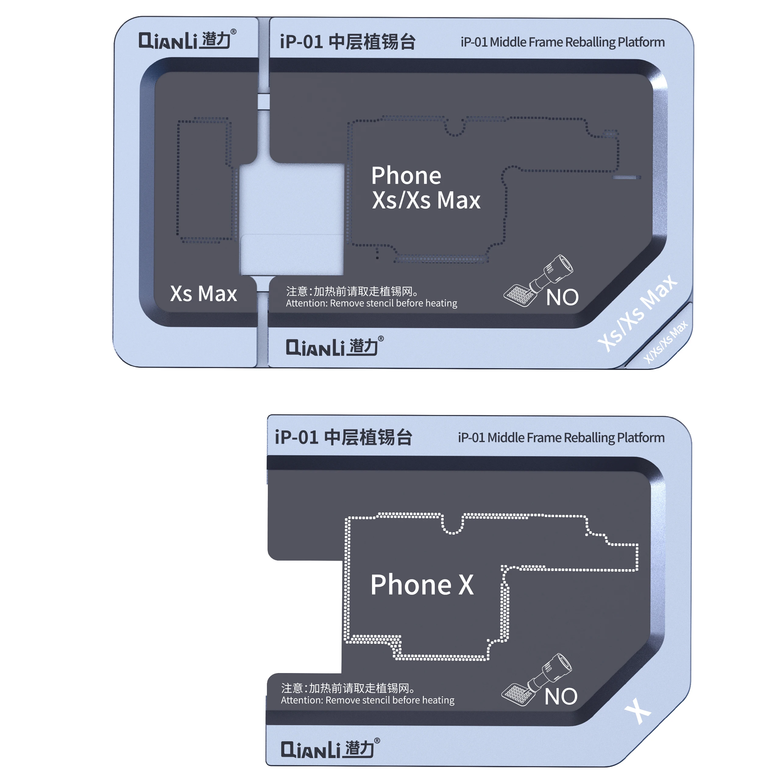 BGA трафаретная платформа для iPhone X/XS/MAX 11 Pro Max материнская плата средний слой