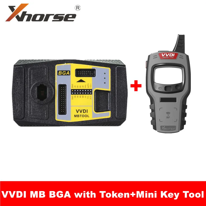 Программатор ключей Xhorse V5.0.5 VVDI MB BGA с годовым неограниченным токеном плюс Xhose мини