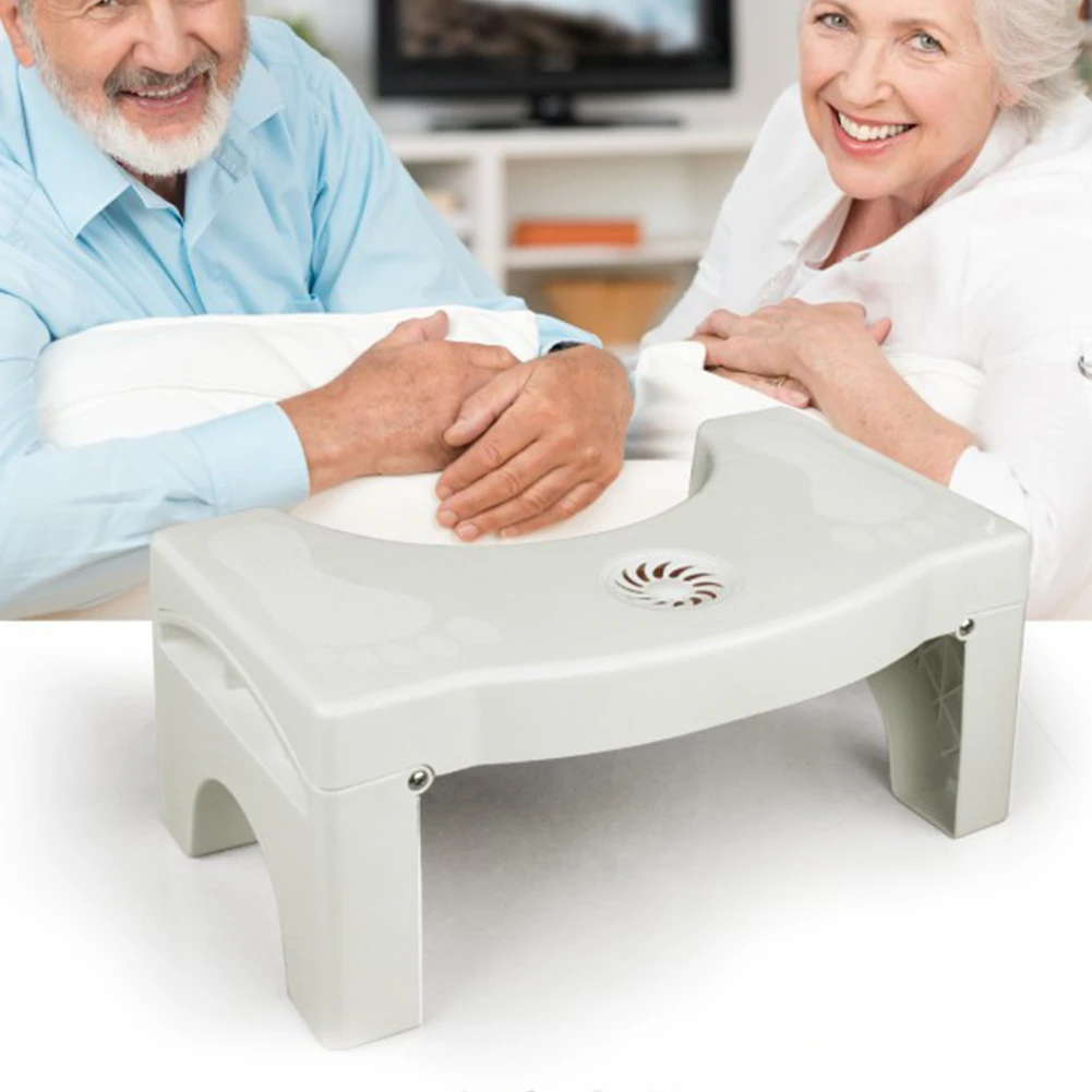 

Plastic For Kids Foldable Toilet Anti Constipation Footstool Squatting Bathroom Stool