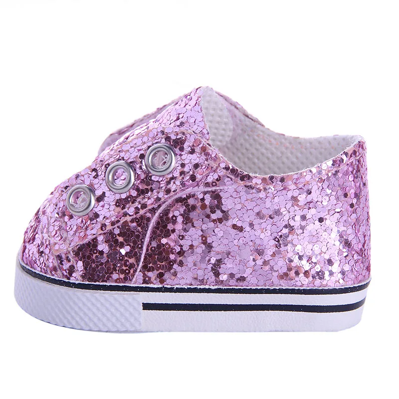 

Discounts! 7.5 cm Doll Shoes For 16-18 Inch Girl/Boy Doll & New Born Baby Doll 43 cm & Our Generation Doll Clothes Accessories