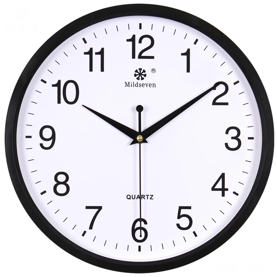 Пластиковые Цифровые бесшумные настенные часы креативный дизайн кварцевые