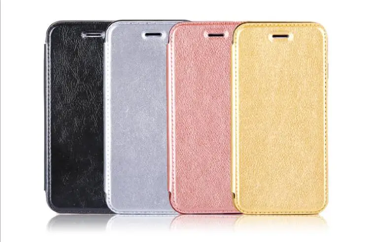 

New suitable for Apple iPhone7Plus plug-in card hyun elegant electroplating TPU mobile phone leather case protective case