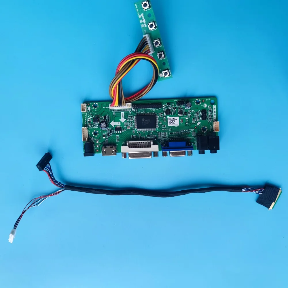 

Kit for LTN101NT02-W05/306/D01 LED Panel VGA DVI 10.1" Monitor M.N68676 LVDS 40pin Controller board LCD 1024X600