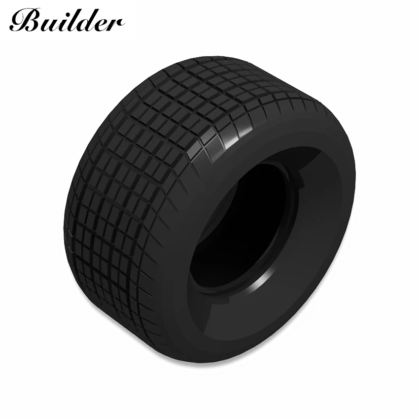 

Little Builder 18450/ 56908 Wheel Tyre 81.6x44mm Technological Automobile Building Block DIY Assembly MOC Compatible Toys 1pcs