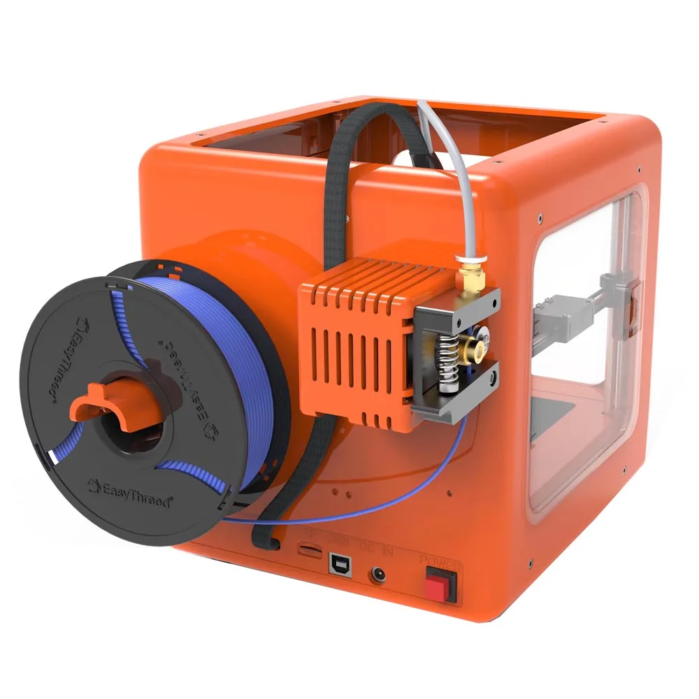 Водонепроницаемый портативный мини принтер 3D с белым экраном сделай сам одним