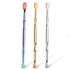 Пушер для кутикулы, из нержавеющей стали, Радужный, пинцет ногти пилок для УФ-лампы, для удаления гель-лака, инструмент для ухода за маникюром