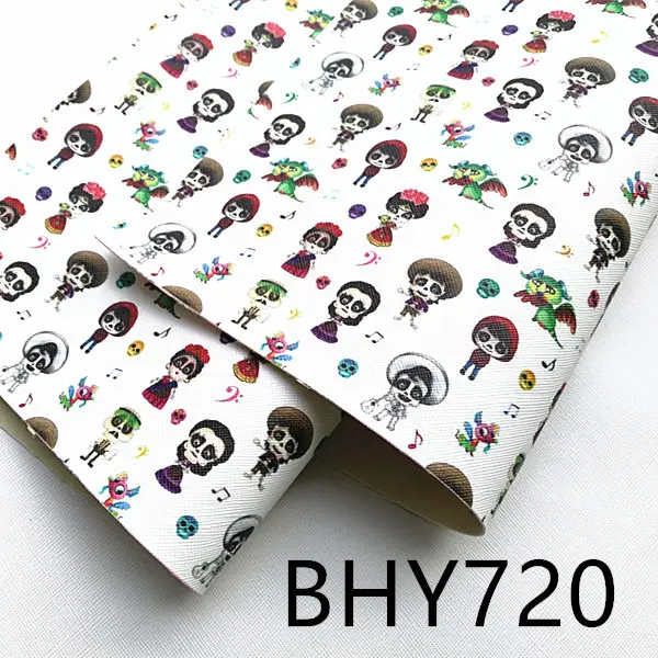 A4 20*33 см мультфильм печати искусственная кожа для DIY аксессуары BHY666