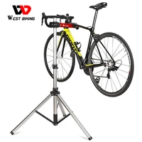 west biking professional bike repair stand 85 145cm adjustable folding bike display aluminum alloy parking bracket
