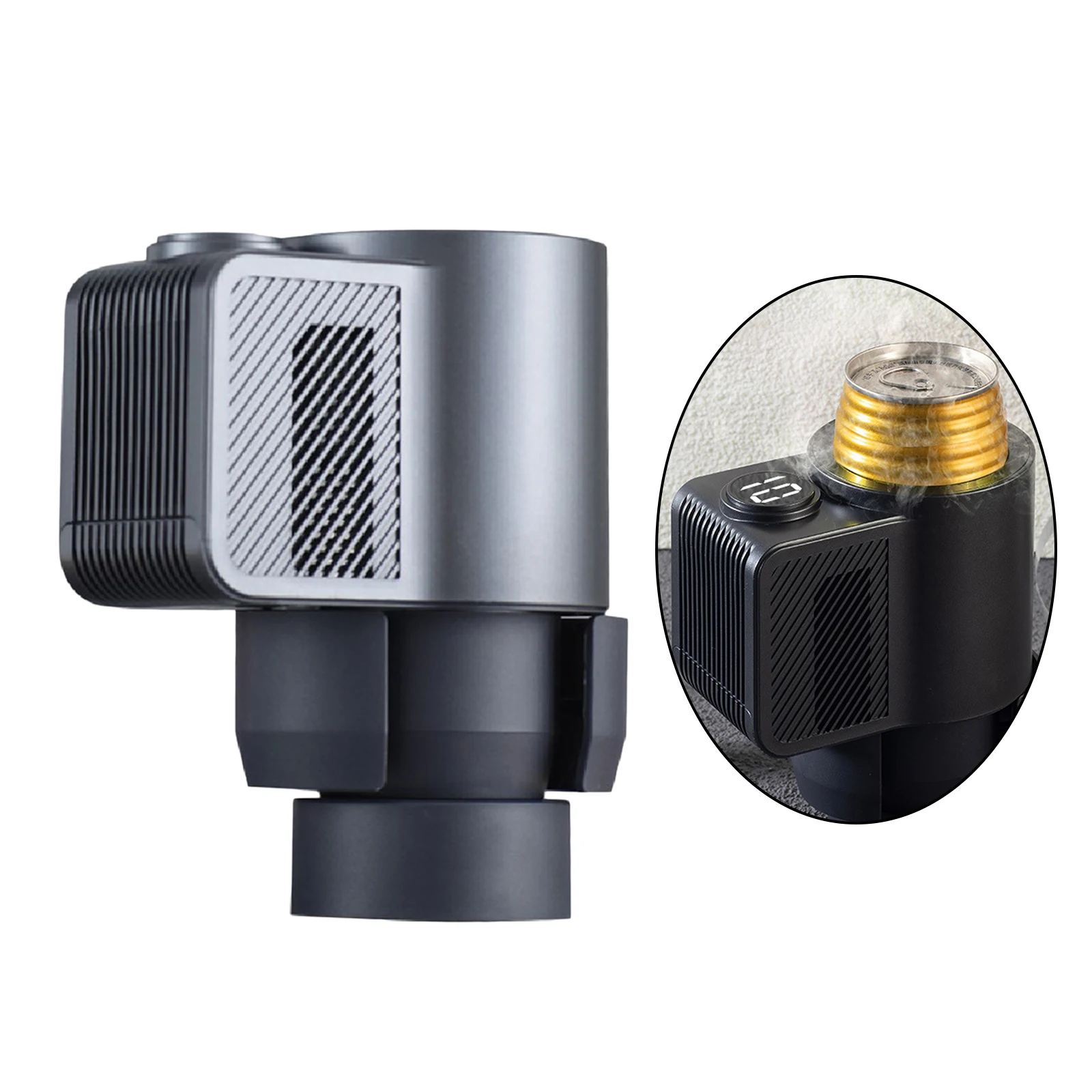 

2 In 1 Car Cup Cooler Warmer Auto Cooling and Heating Cup Holder for Water Coffee Beverage Milk Heater Cooler