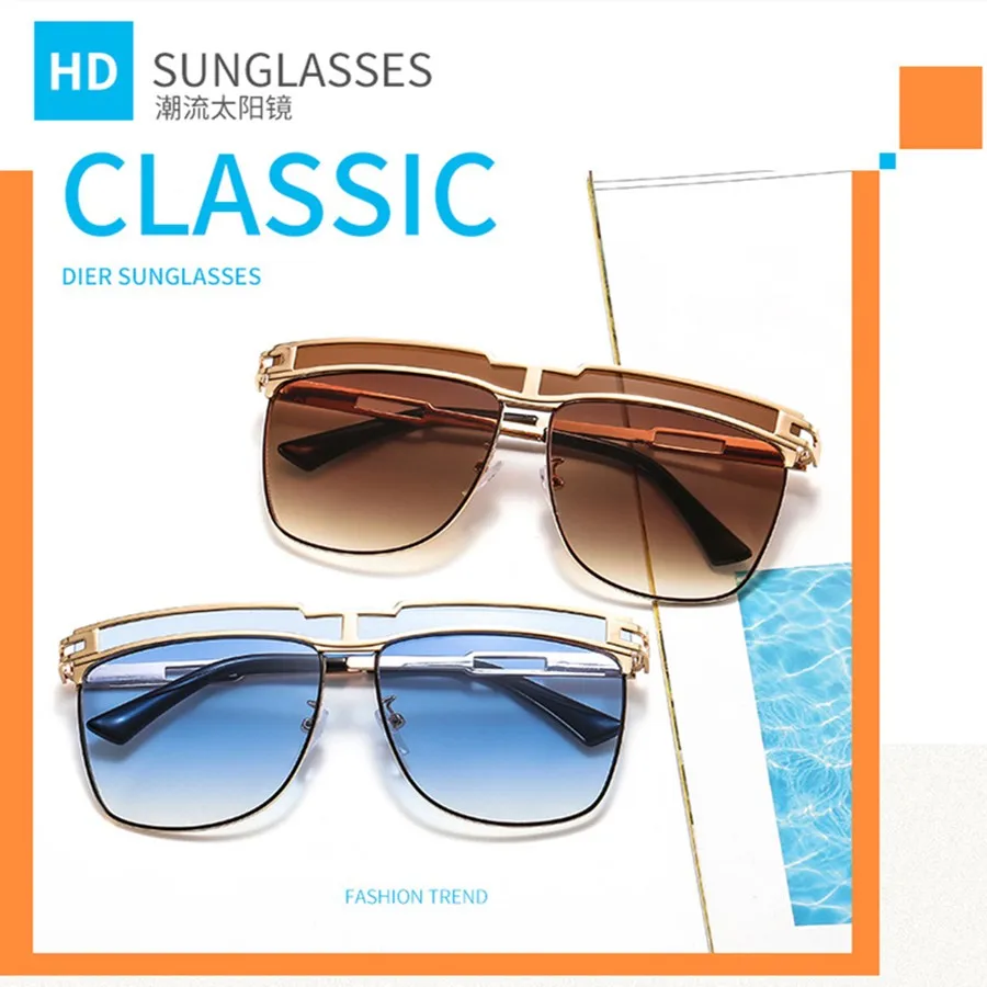 2020 квадратные индивидуальные классические солнцезащитные очки женские модные