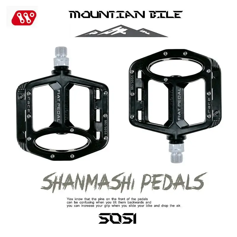 

Нескользящая Ультралегкая велосипедная педаль из магниевого сплава, быстросъемная плоская педаль для горного велосипеда, аксессуары для г...