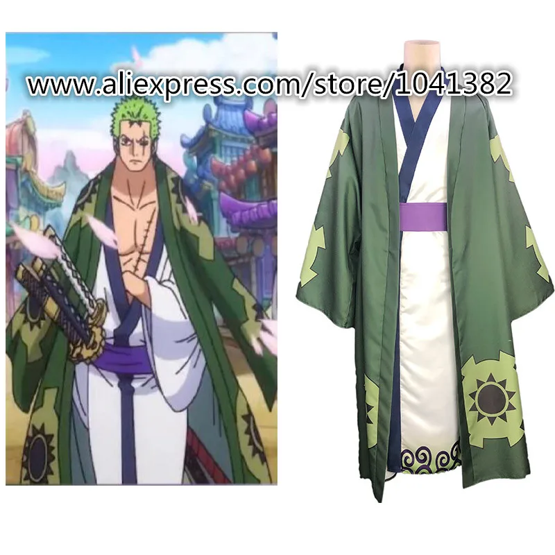 

Японское аниме One piece Roronoa Zoro Косплей Костюм Униформа на заказ