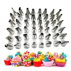 71148 шт Нержавеющаясталь глазировки насадка для пирожных русский Насадки для украшения кондитерских изделий выпечки инструменты для торта десерт 48 шт.