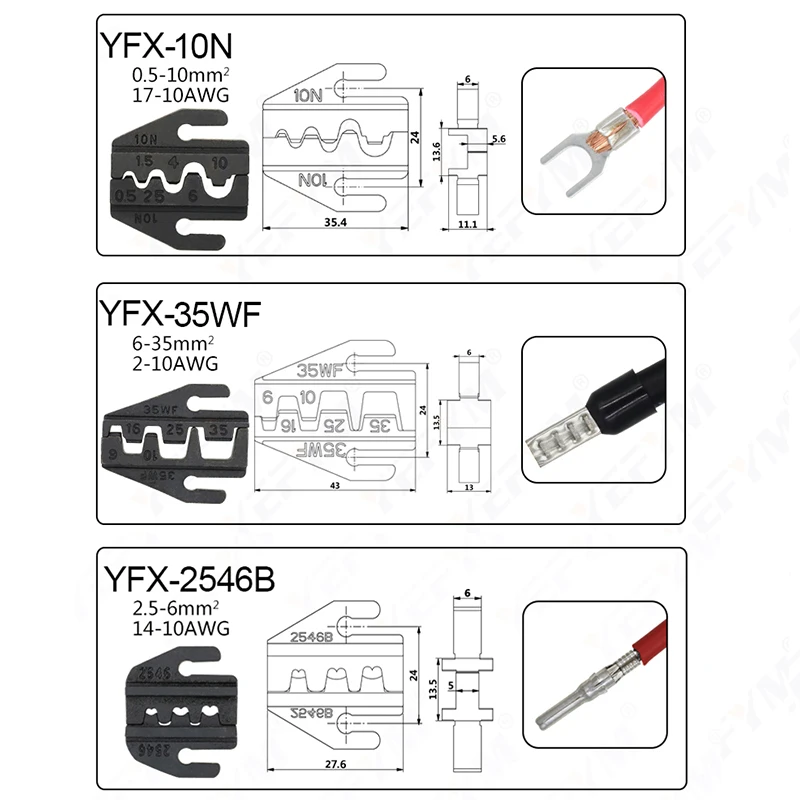 Быстрая замена кусачков YFX, обжимные плоскогубцы для плоскогубцев 236 мм, пружинные и Обжимные клеммы крышки, инструмент высокой твердости (art.: 3920b59ca6f24) - 3920b59ca6f24
