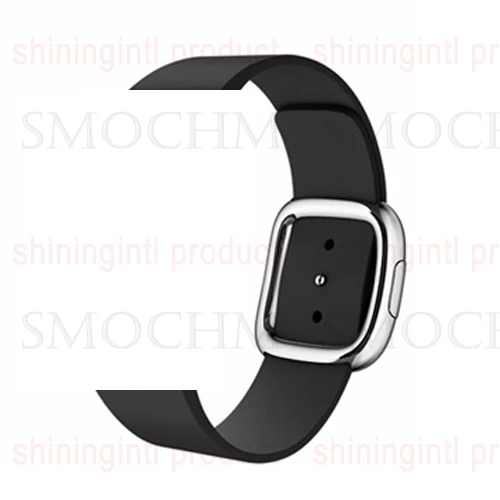 Black Modern Leather Smochm IWO 10 Bluetooth умные часы серии 1:1 IWO 8 Plus IWO 9 обновленный gps трекер спортивные умные часы для Apple iPhone Android - Цвет: Black Modern Leather