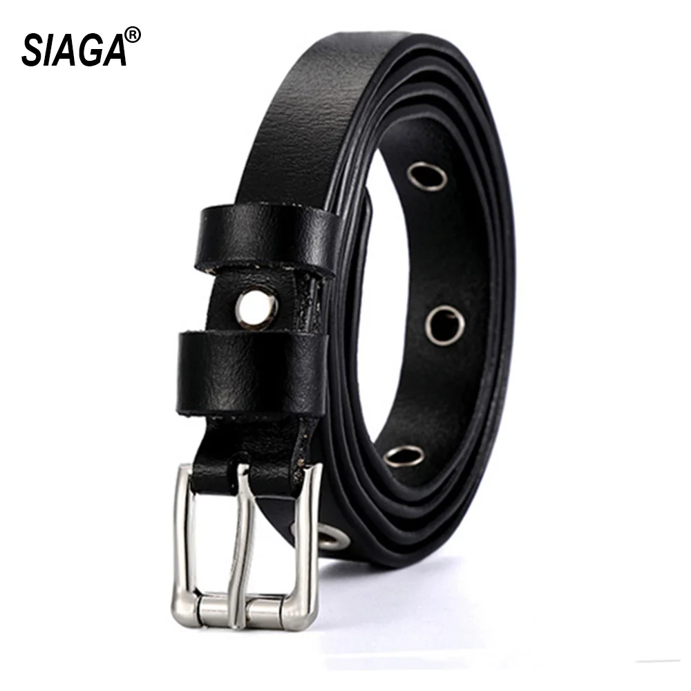 Женские модные декоративные ремни из натуральной кожи с заклепками и