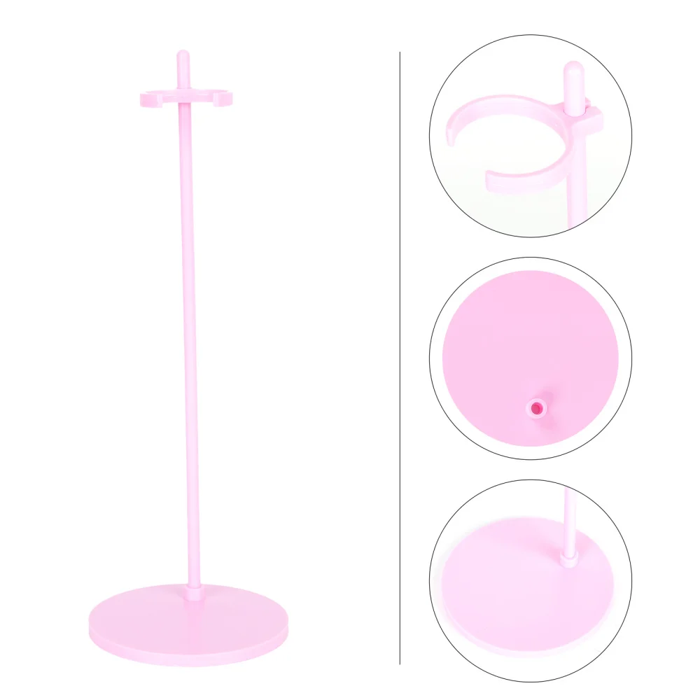 

5pcs Doll Stand Glass Doll Support Rack Display Rack for Window Doll Decor