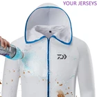 Одежда для рыбалки DAIWA Tech, гидрофобная одежда, брендовая одежда, повседневная Уличная одежда для кемпинга, куртки с капюшоном из ледяного шелка, водонепроницаемая