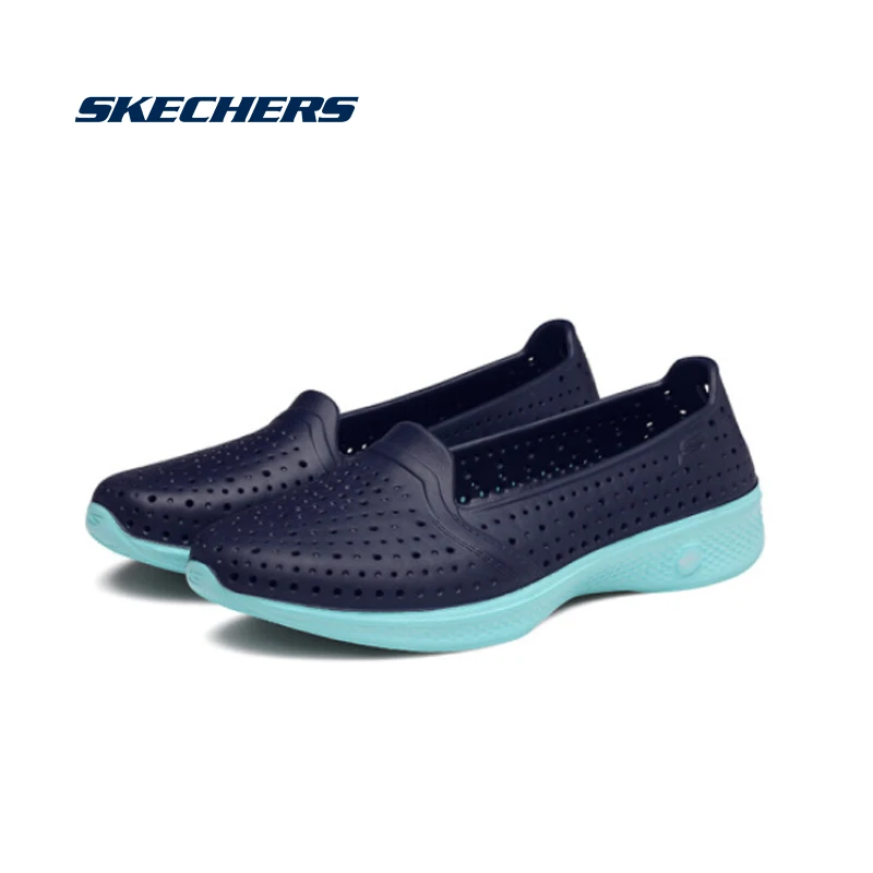 Женские туфли на плоской подошве Skechers Повседневная дышащая обувь высокого