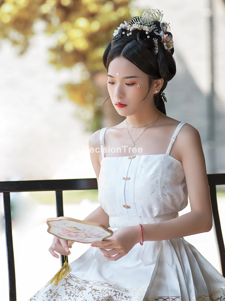 

2021 chinese camisoles tang suit tank tops women crop top cropped ladies elastic camisole sleeveless vest oriental hanfu shirt