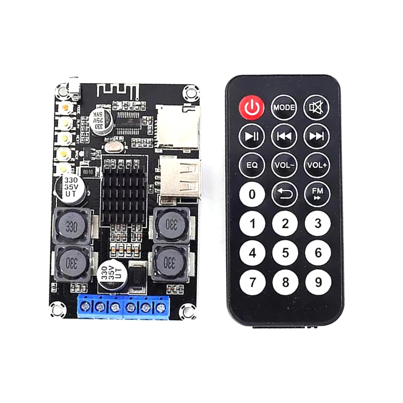 Плата усилителя TPA3116 2*50 Вт Bluetooth 5 0 цифровой усилитель мощности звука Hi-Fi стерео 2