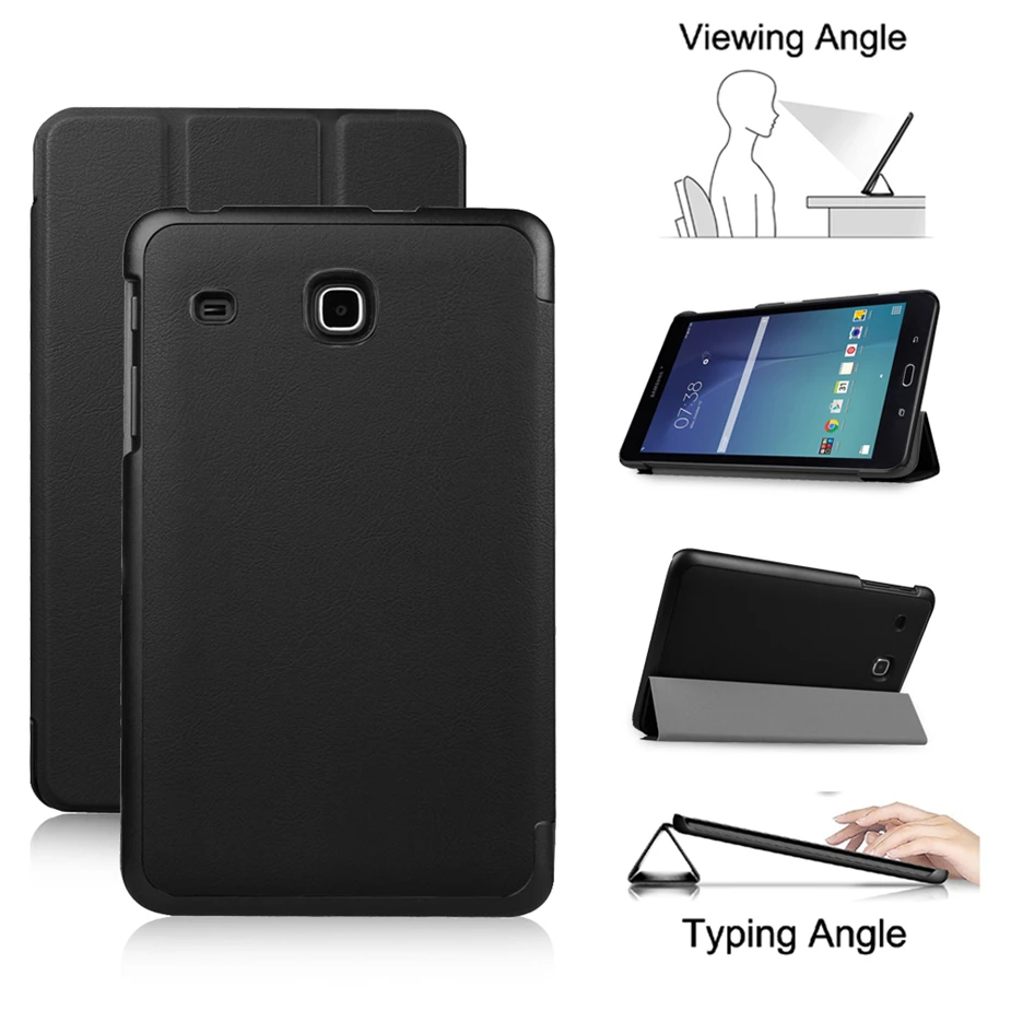 Умный ультра тонкий кожаный чехол для Samsung Galaxy Tab E 8 0 SM T377 дюймов T375 T378 планшет PU