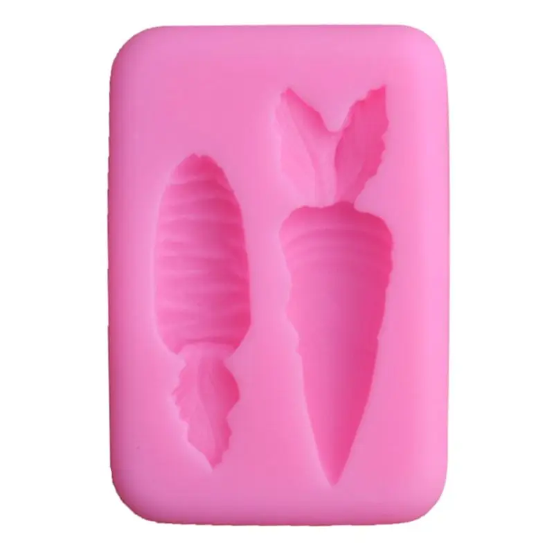 

Carrot 3D Silicone Mold Fondant Cake Chocolate Decorating Sugarcraft Paste Mould