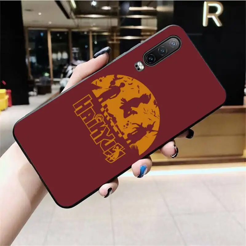 Мягкий чехол для телефона с логотипом Аниме Haikyuu Karasuno Huawei P40 P30 P20 lite Pro Mate 30 20 P Smart 2019