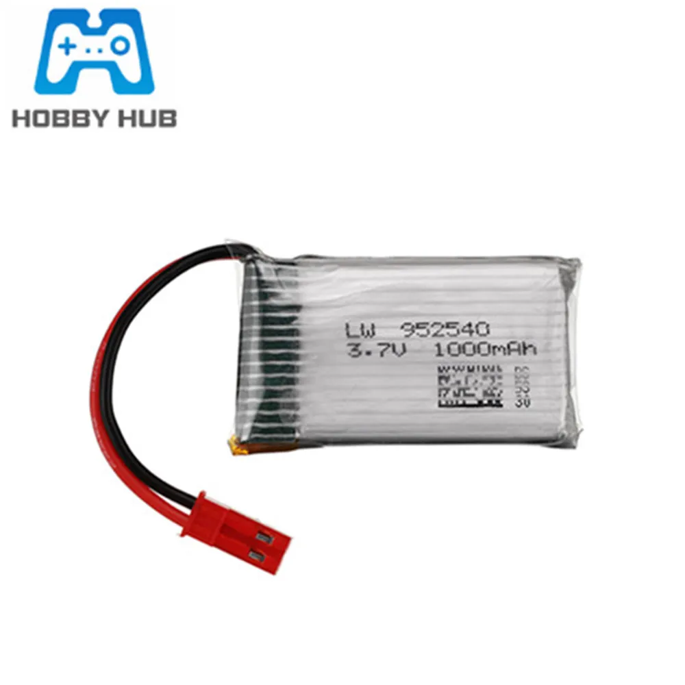 Аккумулятор 3 7 в 1000 мАч 952540 для Syma X5 X5C X5SC X5SW TK M68 MJX X705C SG600 HQ898B H11D H11C H11WH T64 Запчасти