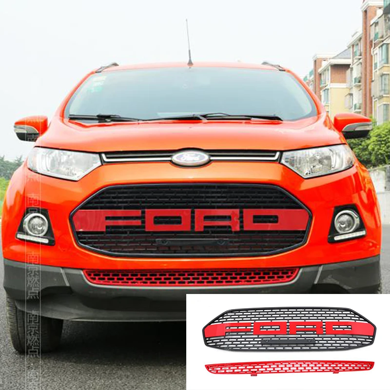 2 шт./компл. красный для Ford EcoSport модифицированный F150 стиль передний капот