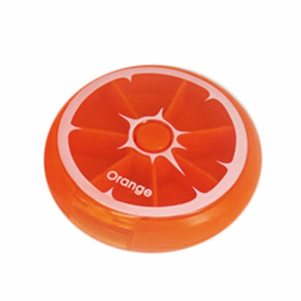 D-портативный 7-дневный вращающийся чехол для таблеток дорожный медицинский